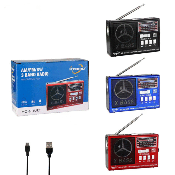 Radio FM AM USB SD MO-601BT