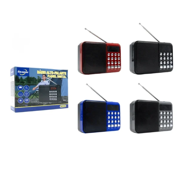 Radio FM C/Bateria ,Cartão SD MO-C3L