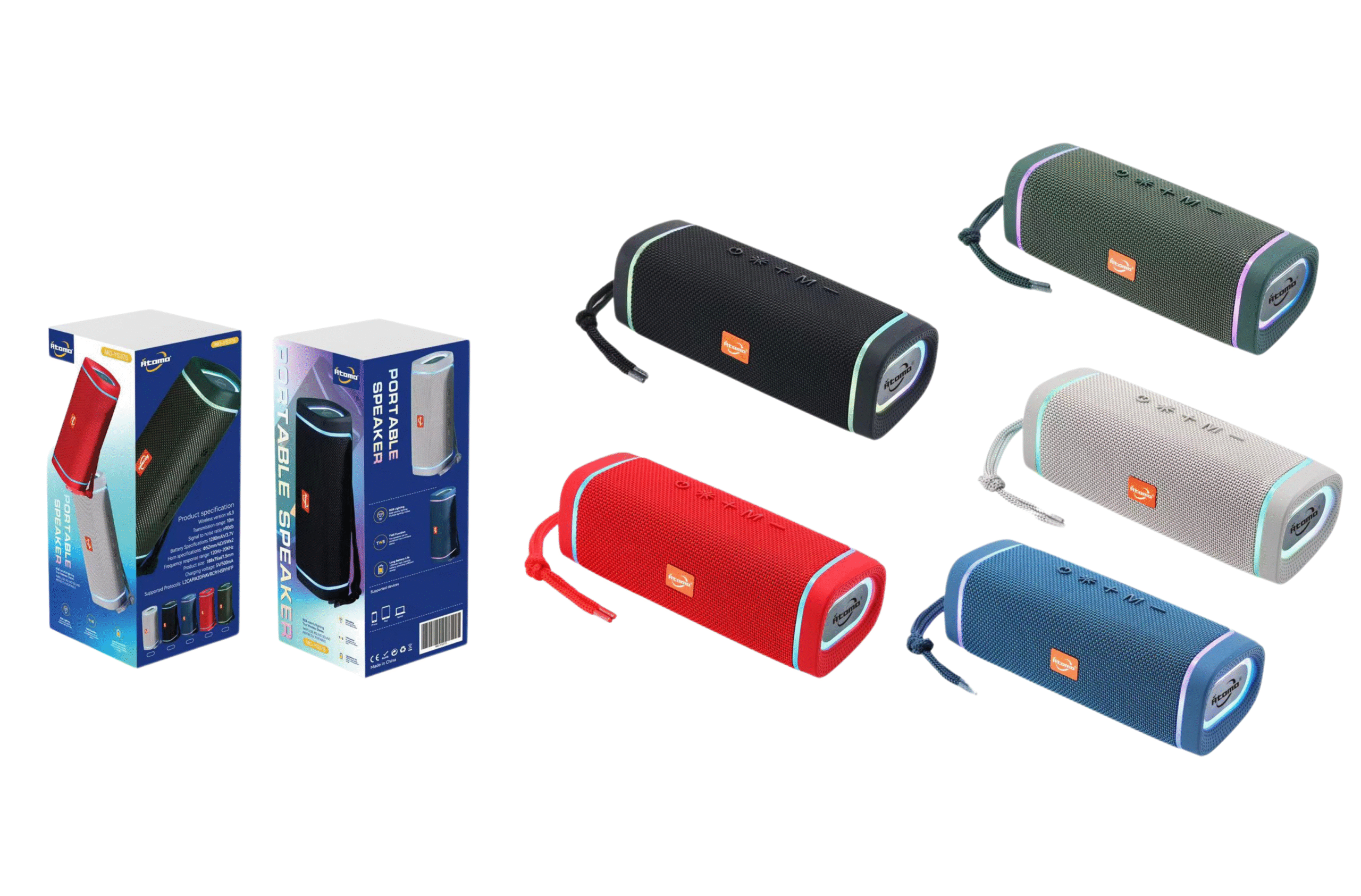 Caixa de Som Bluetooth Átomo MO-YS375