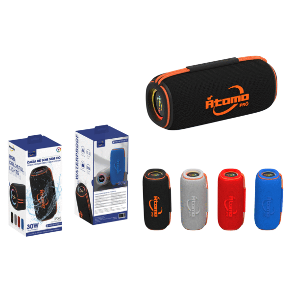 Caixa de Som Bluetooth Átomo MO-MY272BTS