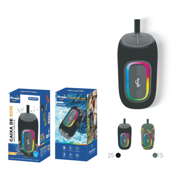Caixa de Som Bluetooth Átomo PRÓ MO-R290T