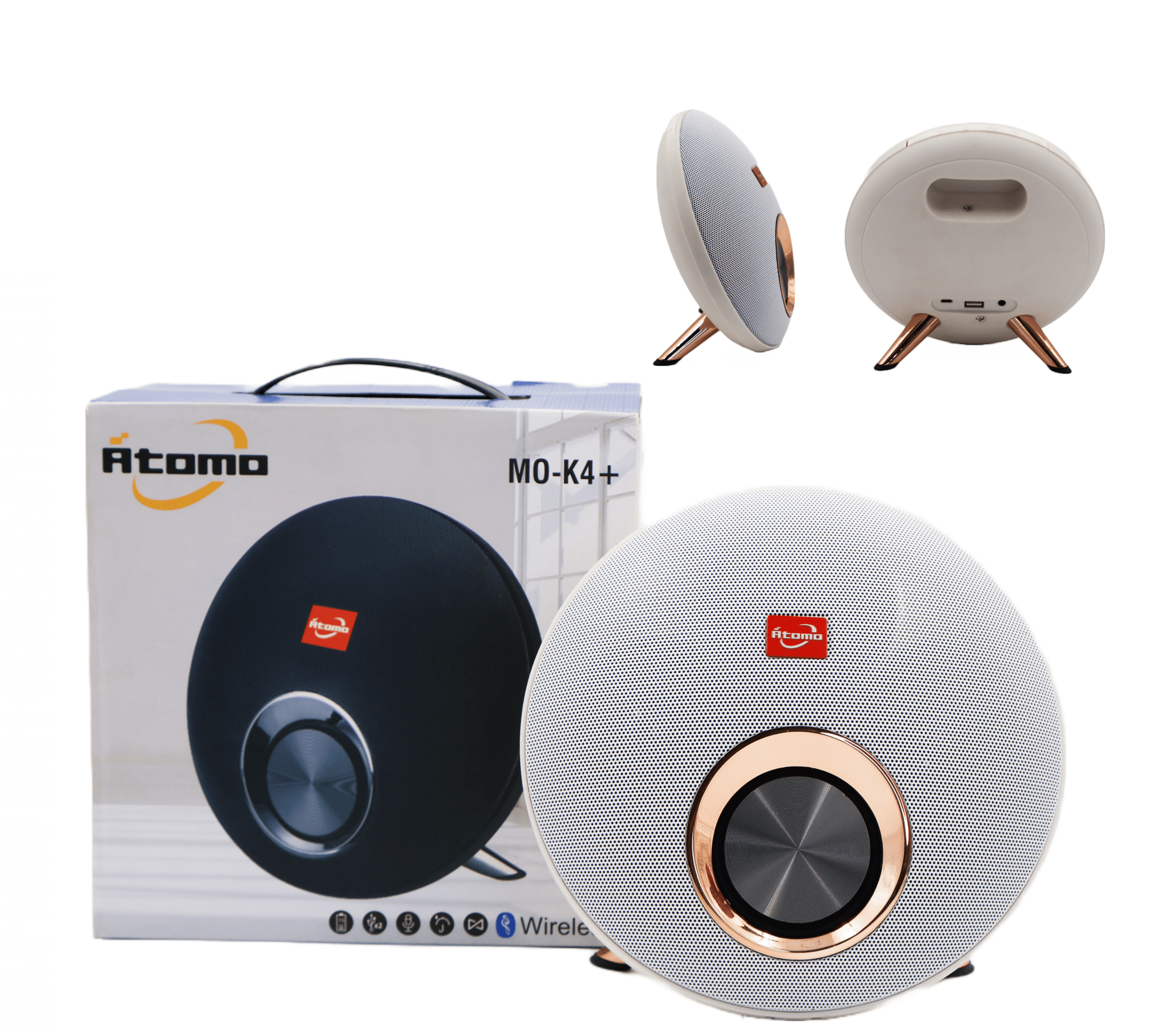 Caixa De Som Bluetooth ,Cartão,USB,MegaFone MO-K4+