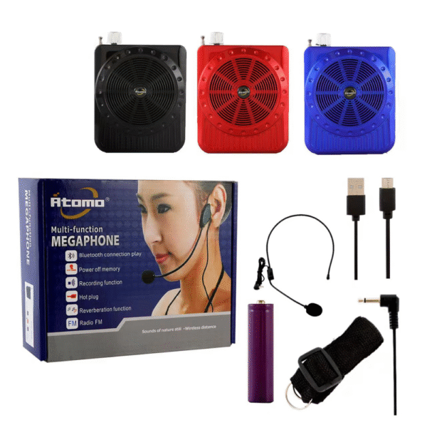 Megafone Amplificador de Voz Microfone Átomo MO-150
