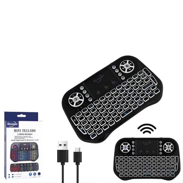 Mini Keyboard Air Mouse Touch Átomo MO-23G05