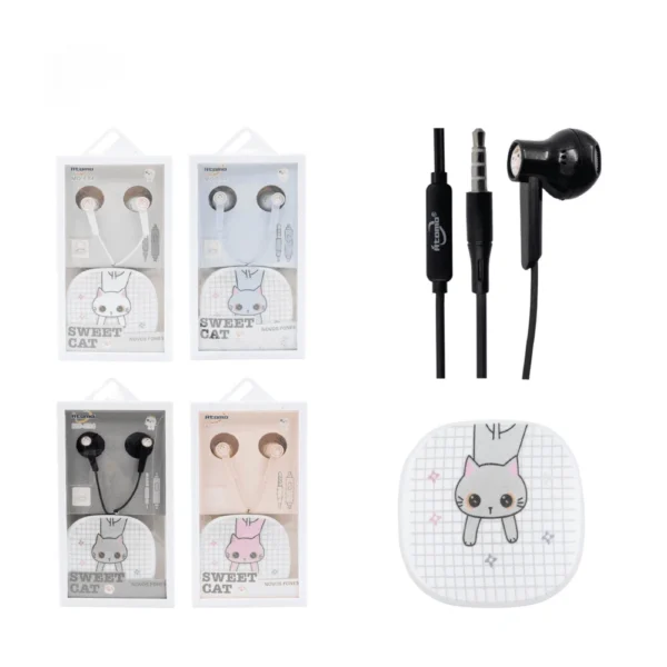 Fone De Ouvido Infantil com Case MO-ER4