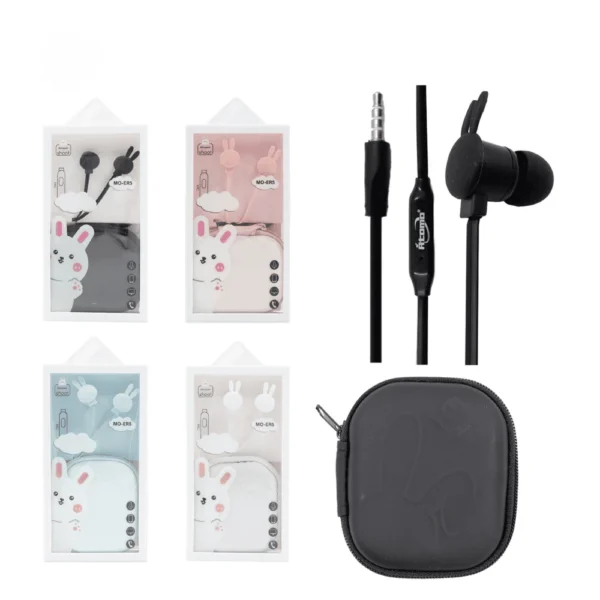 Fone De Ouvido Infantil com Case MO-ER5