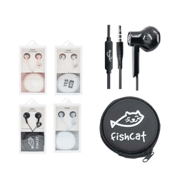 Fone De Ouvido Infantil com Case MO-ER6