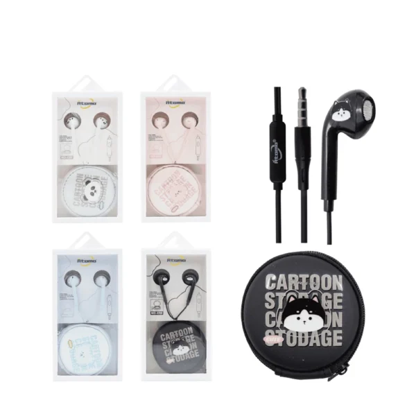 Fone De Ouvido Infantil com Case MO-ER9