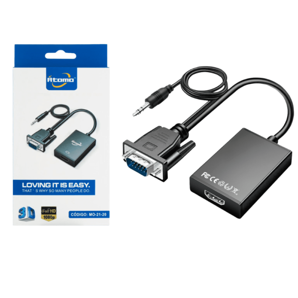 Adaptador HDMI/VGA MO-21-20
