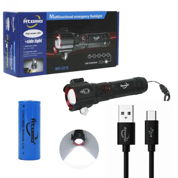 Lanterna Recarregável LED MO-2210