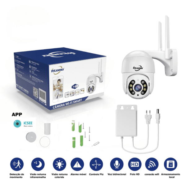 Câmera de Segurança , Wi-Fi C/App ICSEE MO-8276XM