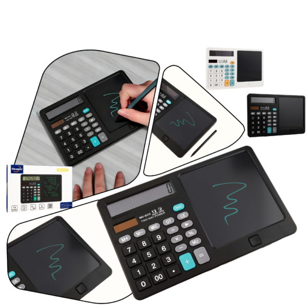 Calculadora com bloco de notas MO-837X