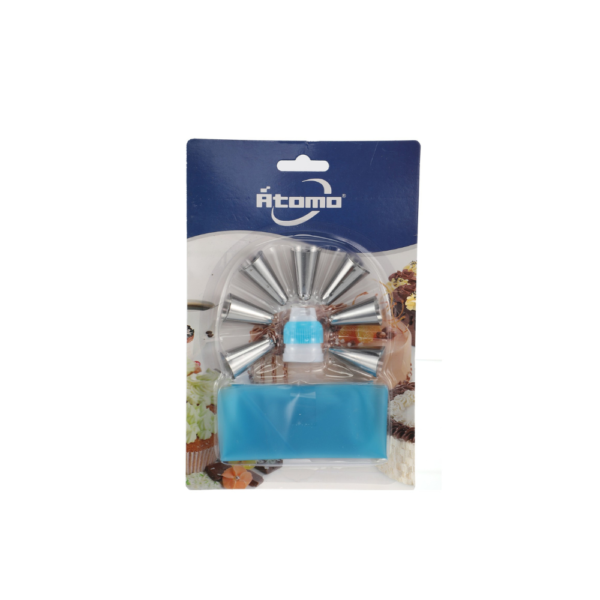 Kit 7 Bicos de Confeitar em Aço MO-AK-02