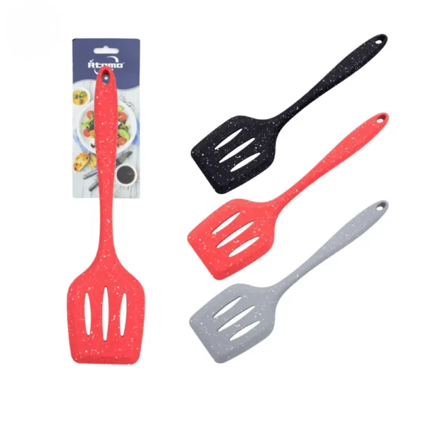 Espátula Grande em Silicone Vazada MO-AK-17