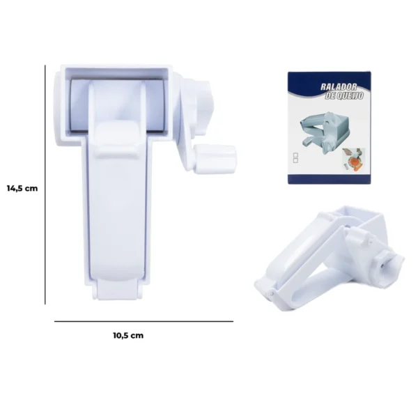 Ralador de Queijo Manual com Manivela MO-AK-42