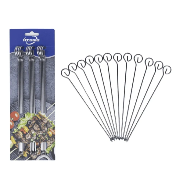 Espetinho para Churrasco 12 Peças MO-AK-53