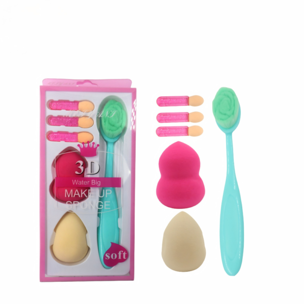 Kit Pincéis e Esponja Aplicadora MO-CF6-18