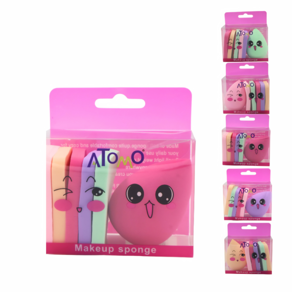 Kit 6 Esponjas (1 Gota 5 Quadradas) MO-CF6-22