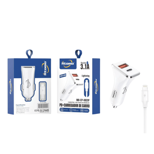 Carregador Veicular MO-CP-002IP