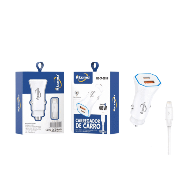 Carregador Veicular MO-CP-005IP