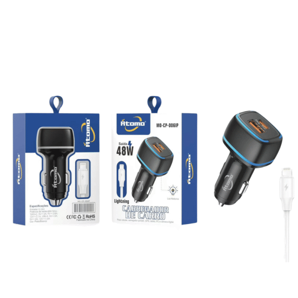 Carregador Veicular MO-CP-006IP