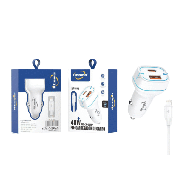 Carregador veicular MO-CP-007IP