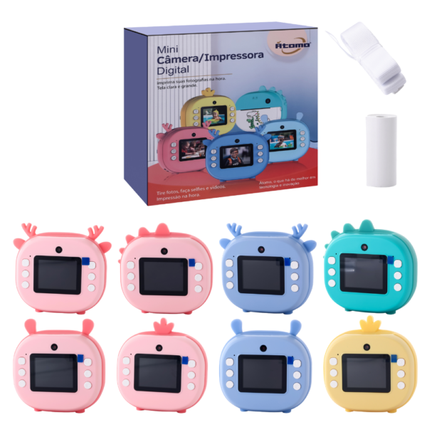Mini Câmera e Filmadora com Impressão Térmica MO-ET-01