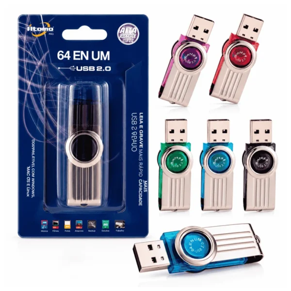 Leitor de Cartão MicroSD USB 2.0 MO-FR-H4