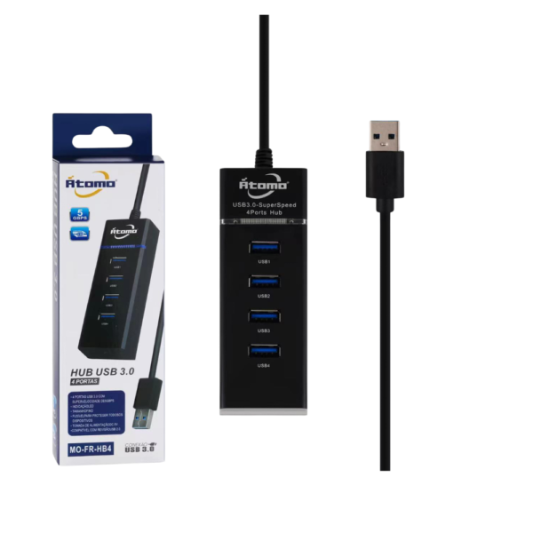 HUB USB 4 portas MO-FR-HB4
