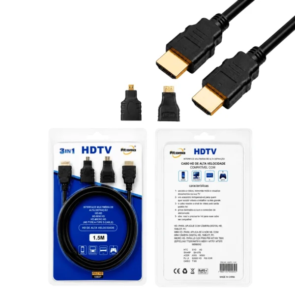 HDMI 3 EM 1 MO-HDTV-3IN1