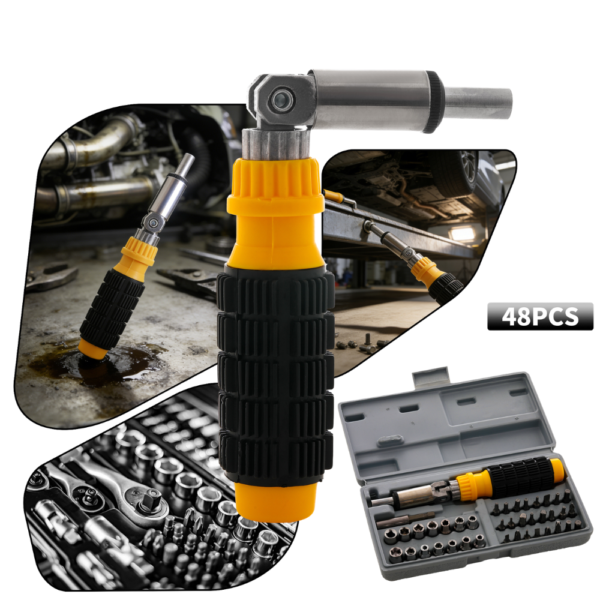 Kit Chave catraca com 41 peças com pontas de chave de fenda MO-JFG07