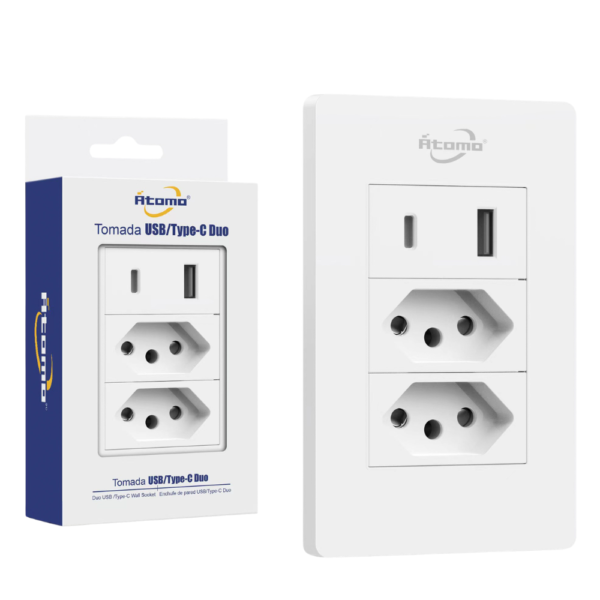 Tomada USB/Tipo-C MO-QC-L