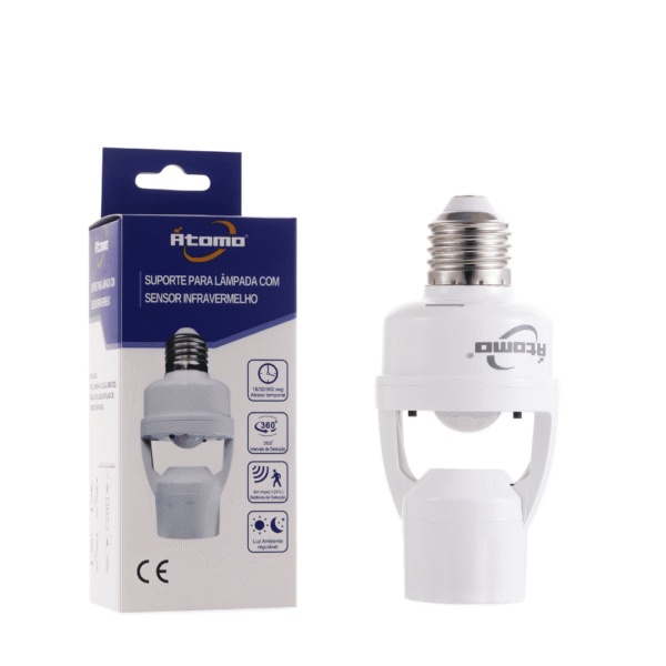 Suporte para Lâmpada com Sensor de Movimento MO-RT-399