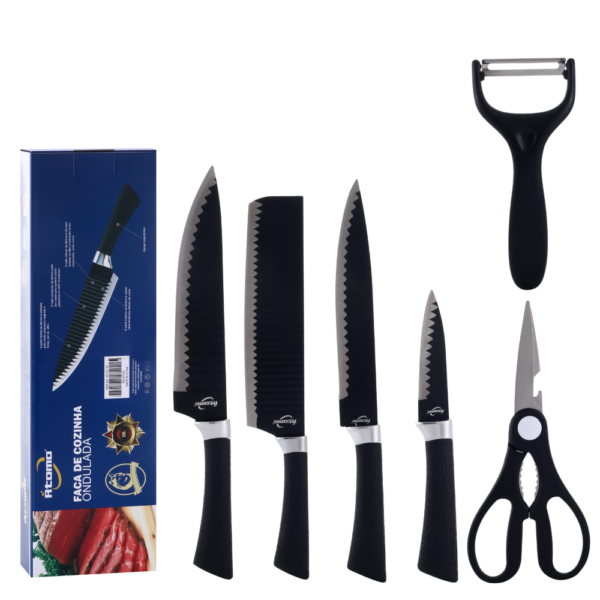 Kit 6 Peças Facas de Uso Diário MO-ST-29