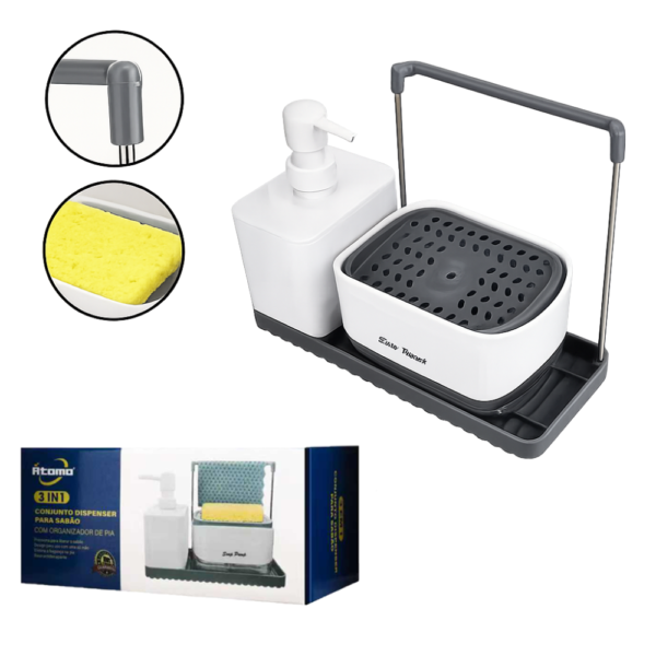 Kit Dispenser de sabão MO-SX06