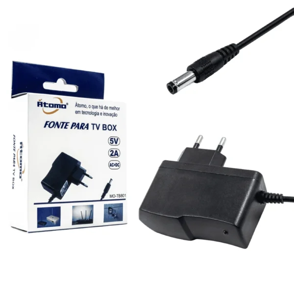 Fonte para TV BOX MO-TB801
