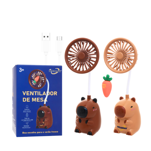 Mini Ventilador de Mesa Capivara MO-WJX-2
