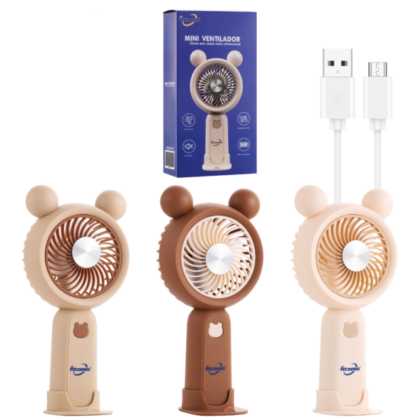 Mini Ventilador com Suporte para Celular MO-WJX-5