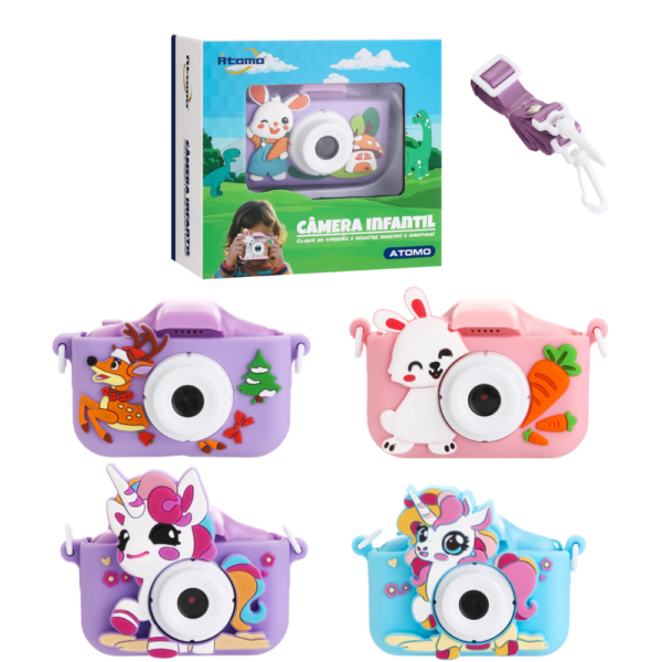 Câmera infantil no formato de animais MO-X200V