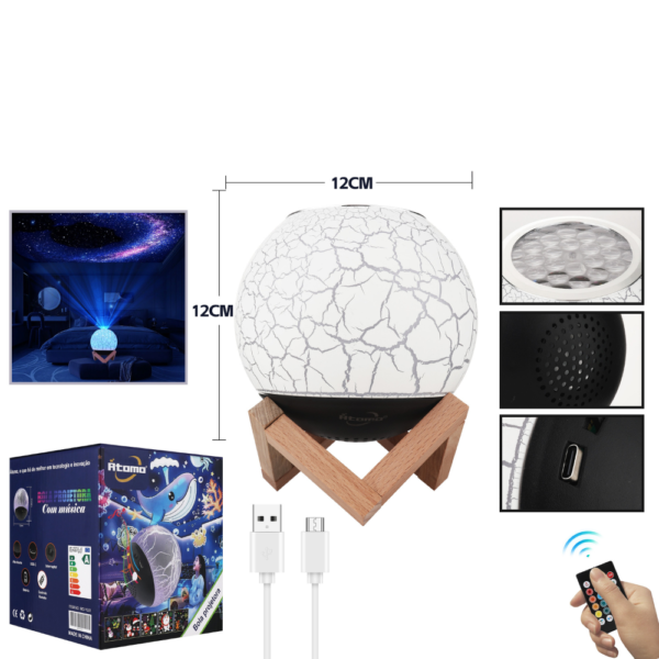 Lâmpada Projetor lunar MO-YL01