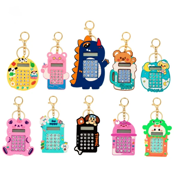 Chaveiro Calculadora com design de bichinhos YSK-09