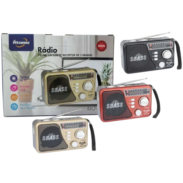 Rádio retrô MO-213U