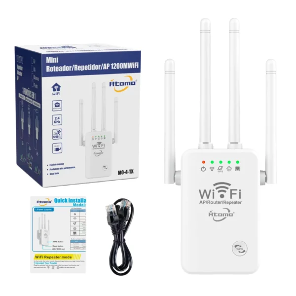 Repetidor de Sinal Wi-fi MO-4-TX