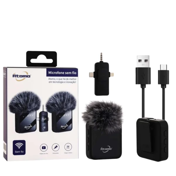 Microfone Lapela C/Condensador MO-F11