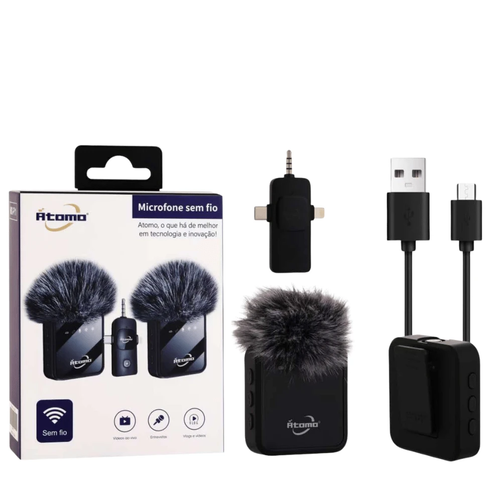 Microfone Lapela C/Condensador MO-F11