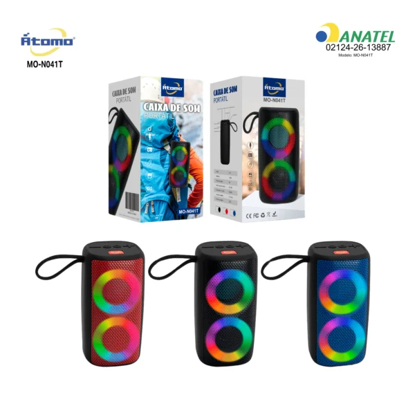 Mini caixa de som RGB MO-N041T
